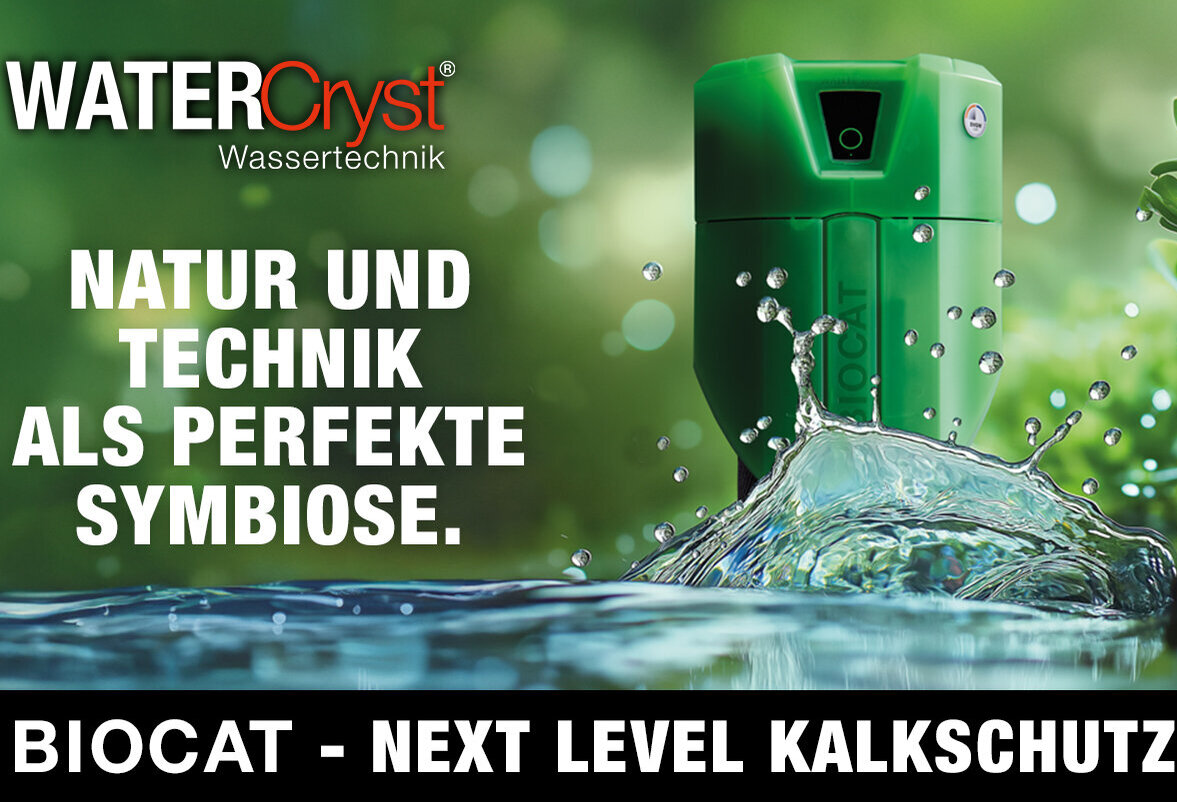 Grafik mit Abbildung von BIOCAT Kleingerät und Titel Natur und Technik als perfekte Symbiose