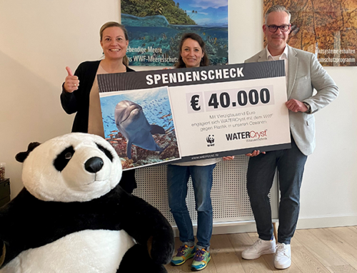 Scheckübergabe an WWF